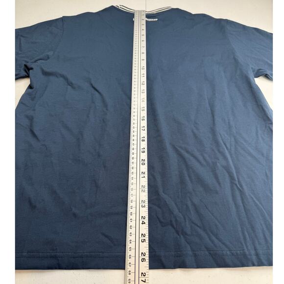 NWT Wales Bonner Men's Organic Jersey Original Tee Crew Neck Navy Blue, Medium - Picture 13 of 15